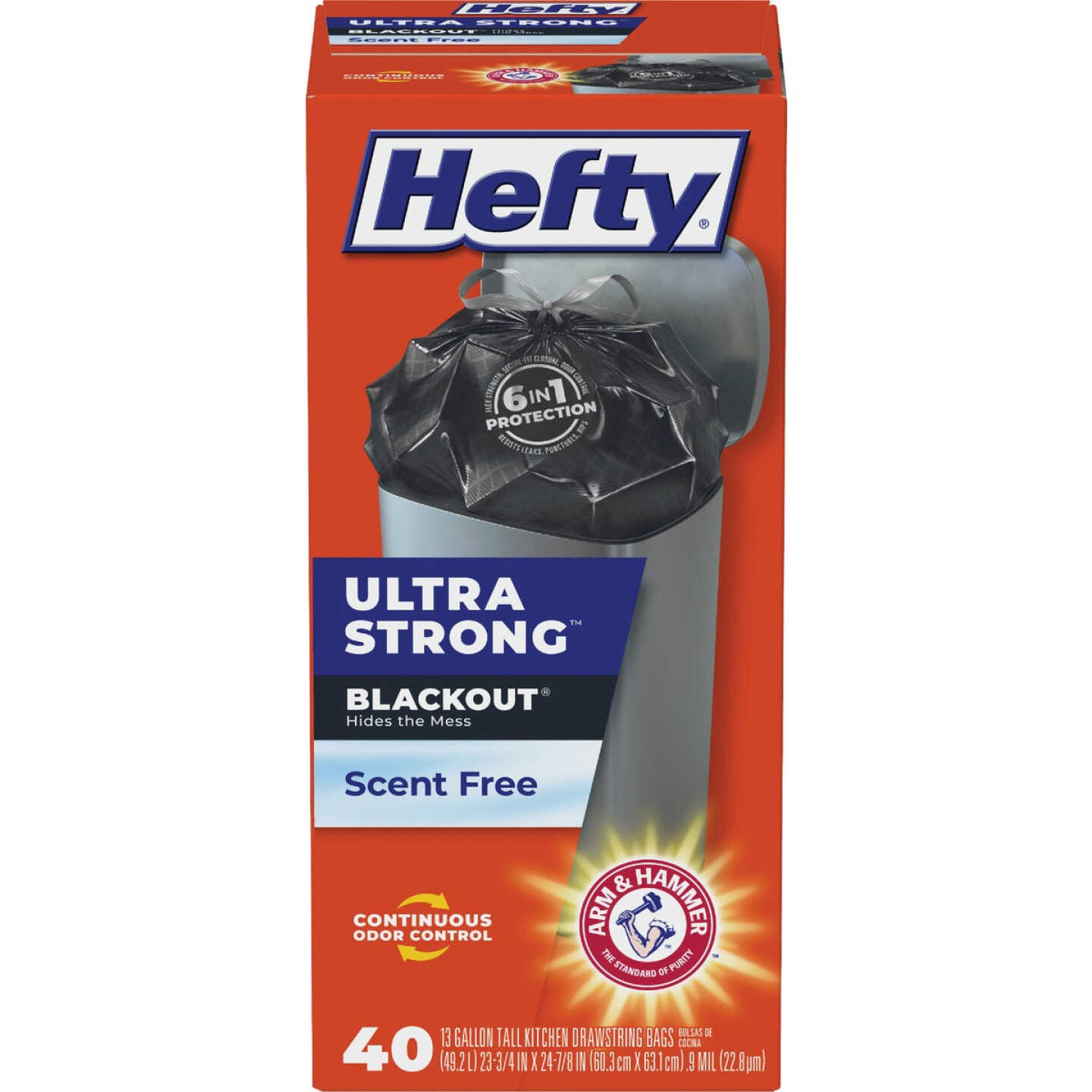 Hefty Ultra Strong 30 Gal. Black Trash Bag (25-Count)