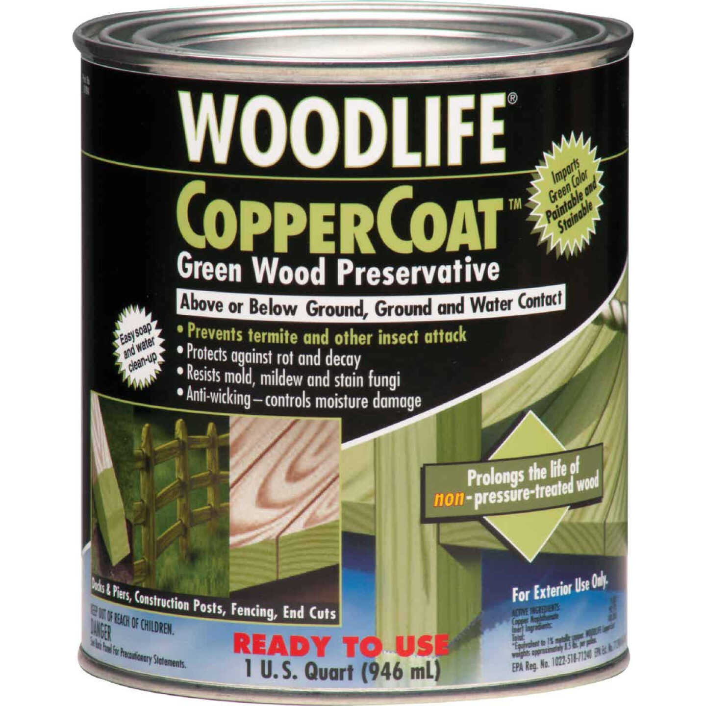 WOODLIFE® CopperCoat™ Green Wood Preservative
